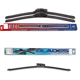 Windscreen Wipers Aerowiper & Blades Rear Screen - Triple Pack