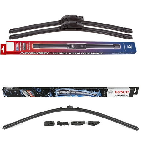 Windscreen Wipers Aerowiper & Bosch Multi-Clip Aerotwin APU - Triple Pack