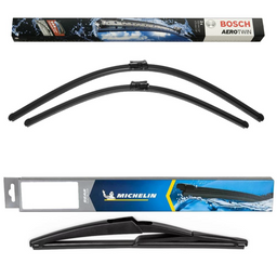 Bosch Aerotwin & Michelin Rear Screen - Triple Pack