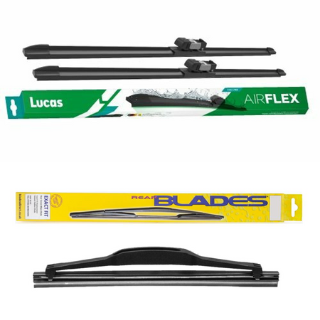 Lucas AIRFLEX Direct Fit and Blades Rear Screen - Triple Pack