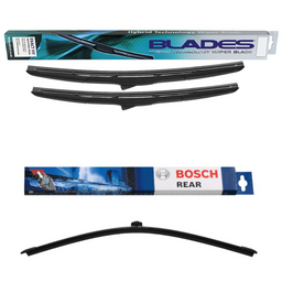 Blades Hybrid and Bosch Rear Screen - Triple Pack