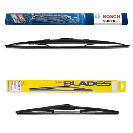 Bosch Super Plus and Blades Rear Screen - Triple Pack