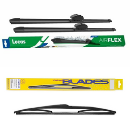 Lucas AIRFLEX Direct Fit and Blades Rear Screen - Triple Pack