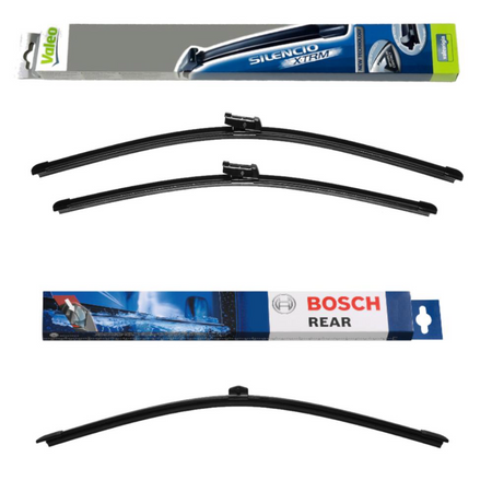 Valeo Silencio X.TRM Special Order and Bosch Rear Screen - Triple Pack