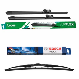 Lucas AIRFLEX Direct Fit and Bosch Rear Screen - Triple Pack