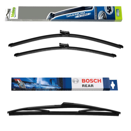 Valeo Silencio X.TRM and Bosch Rear Screen - Triple Pack