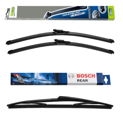 Valeo Silencio X.TRM and Bosch Rear Screen - Triple Pack