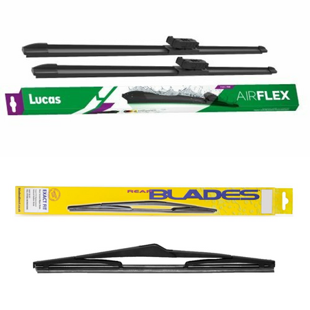 Lucas AIRFLEX Direct Fit and Blades Rear Screen - Triple Pack