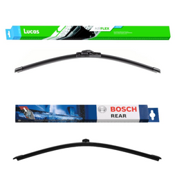 Lucas AIRFLEX Direct Fit and Bosch Rear Screen - Triple Pack