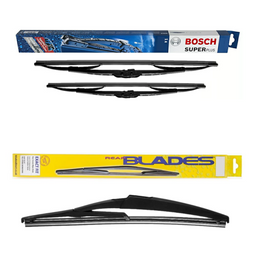 Bosch Super Plus and Blades Rear Screen - Triple Pack