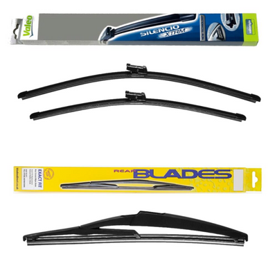 Valeo Silencio AquaBlade and Blades Rear Screen - Triple Pack