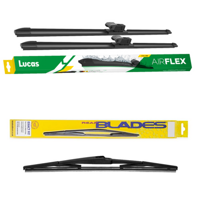 Lucas AIRFLEX Direct Fit and Blades Rear Screen - Triple Pack