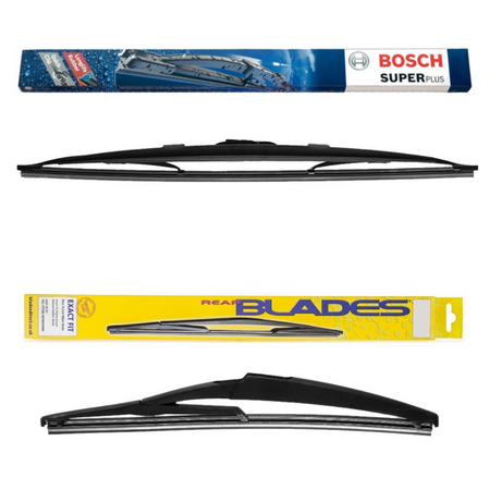 Bosch Super Plus and Blades Rear Screen - Triple Pack