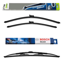 Valeo Silencio AquaBlade and Bosch Rear Screen - Triple Pack