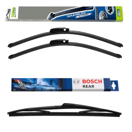 Valeo Silencio X.TRM and Bosch Rear Screen - Triple Pack