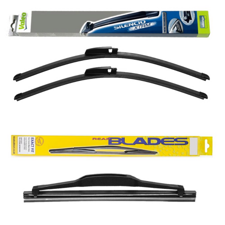 Valeo Silencio X.TRM and Blades Rear Screen - Triple Pack