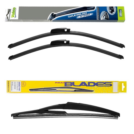 Valeo Silencio X.TRM and Blades Rear Screen - Triple Pack